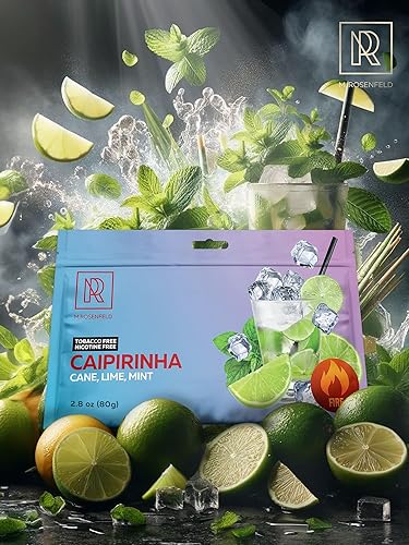 Miniatura 61 de Sabor a cachimba Blueberry Mint Herbal Blue Mist - 2.8 onzas - 2.82 oz de cachimba shisha sin tabaco melaza cachimba tabaco y nicotina Shisha sin