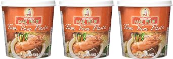 Mae Ploy Tom Yam Paste 1kg - Bulk Hot & Sour Thai Soup Stock | Professional restaurant catering size lemongrass paste. Rich tangy recipe mix essential for hot commercial Thai kitchens