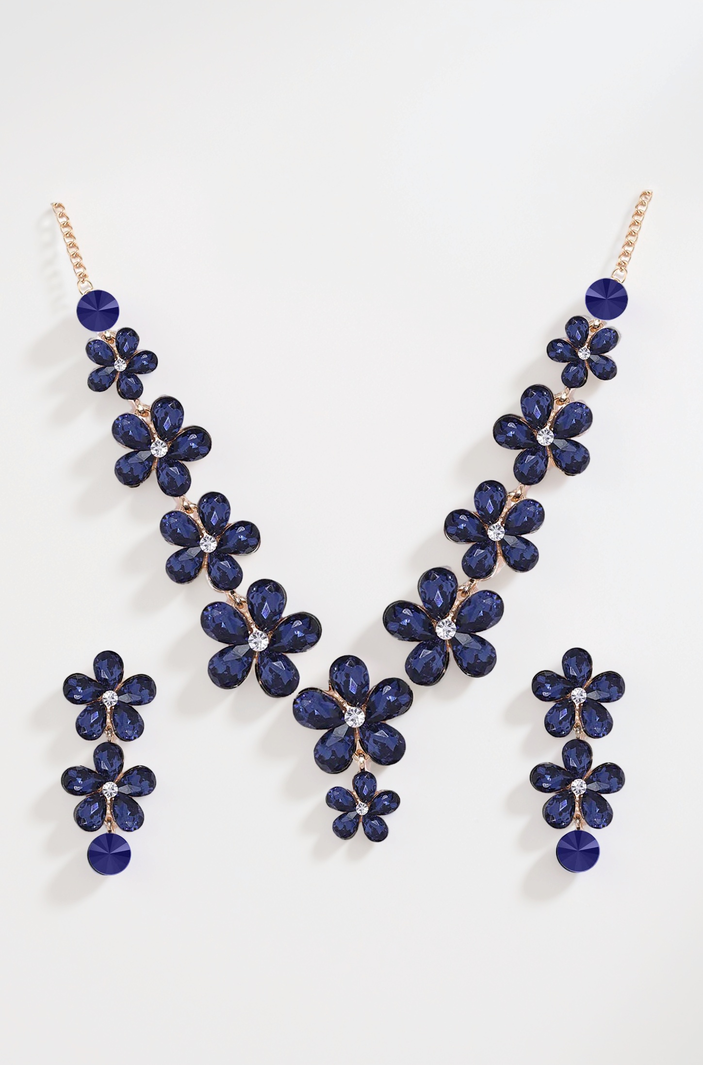 Jewellery Sets for Women Crystal Choker Necklace Jewellery set with Earrings For Girls/Women