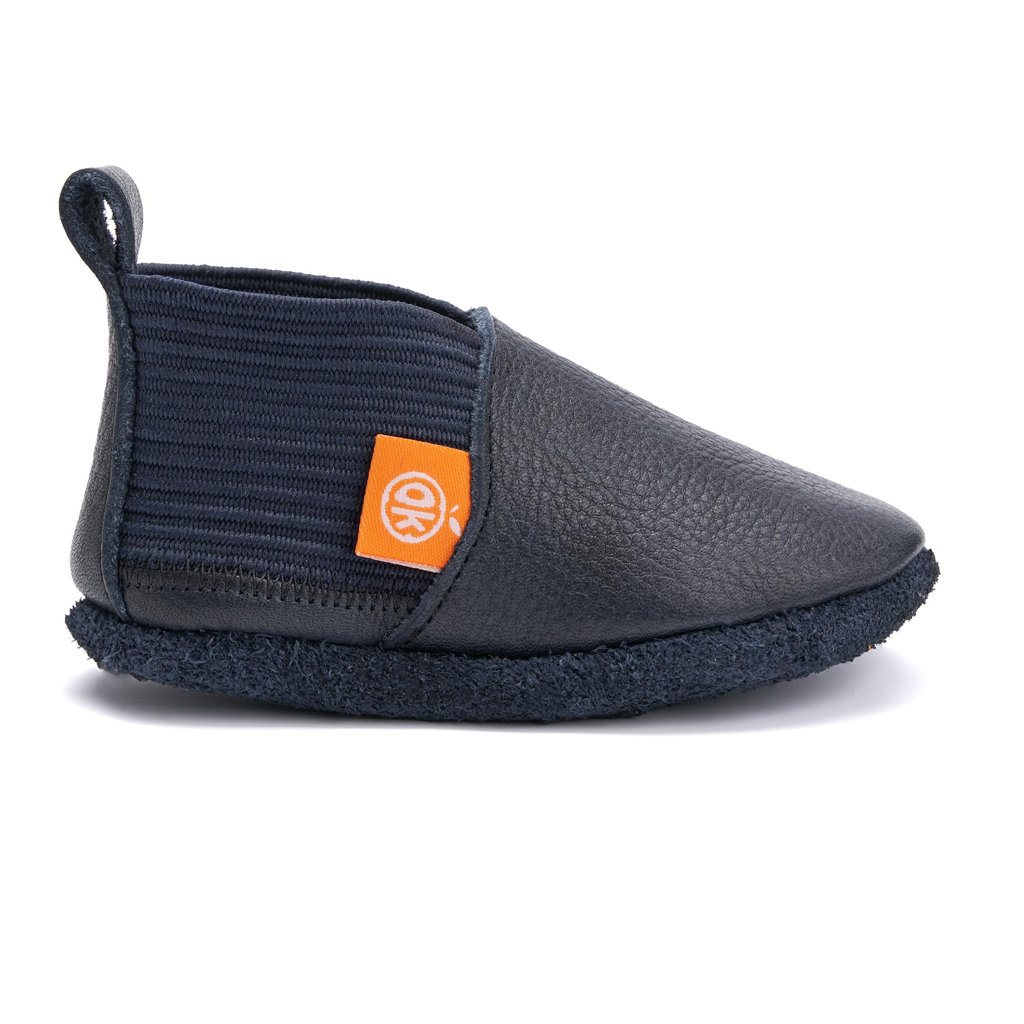 Bio-Leder Kinder-Hausschuhe – Softsohle Krabbelschuhe & Lauflernschuhe Poppies, Öko-Lederpuschen Handmade in Germany für Babys & Kinder