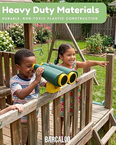 Miniatura 4 de Barcaloo Juego de prismáticos para patio de recreo, accesorios para niños, equipo de gimnasio de jungla al aire libre, accesorio para juegos, casa