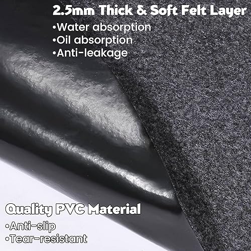 Miniatura 5 de Tapete cuadrado grande para bañera de hidromasaje, 74 x 72 pulgadas de grosor, lavable, protector de piscina sobre el suelo, almohadilla de suelo