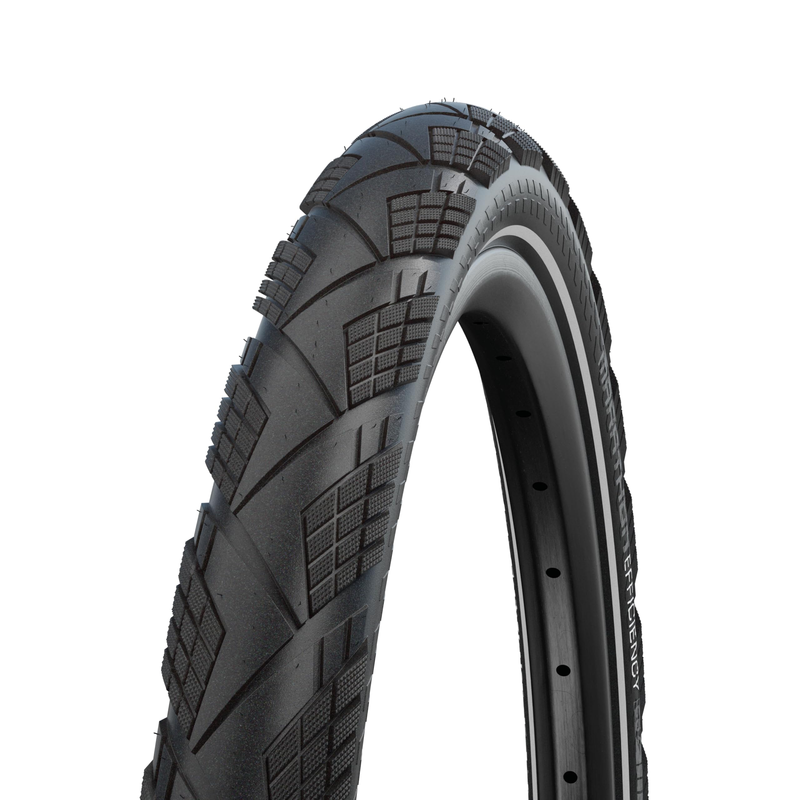 Schwalbe Fahrradreifen Marathon Efficiency – Schwalbes schnellster Tourenreifen mit ADDIX Race Compound – Super Race Karkasse & V-Guard – Reifen für E-Bike, Touren-Fahrrad & Citybike