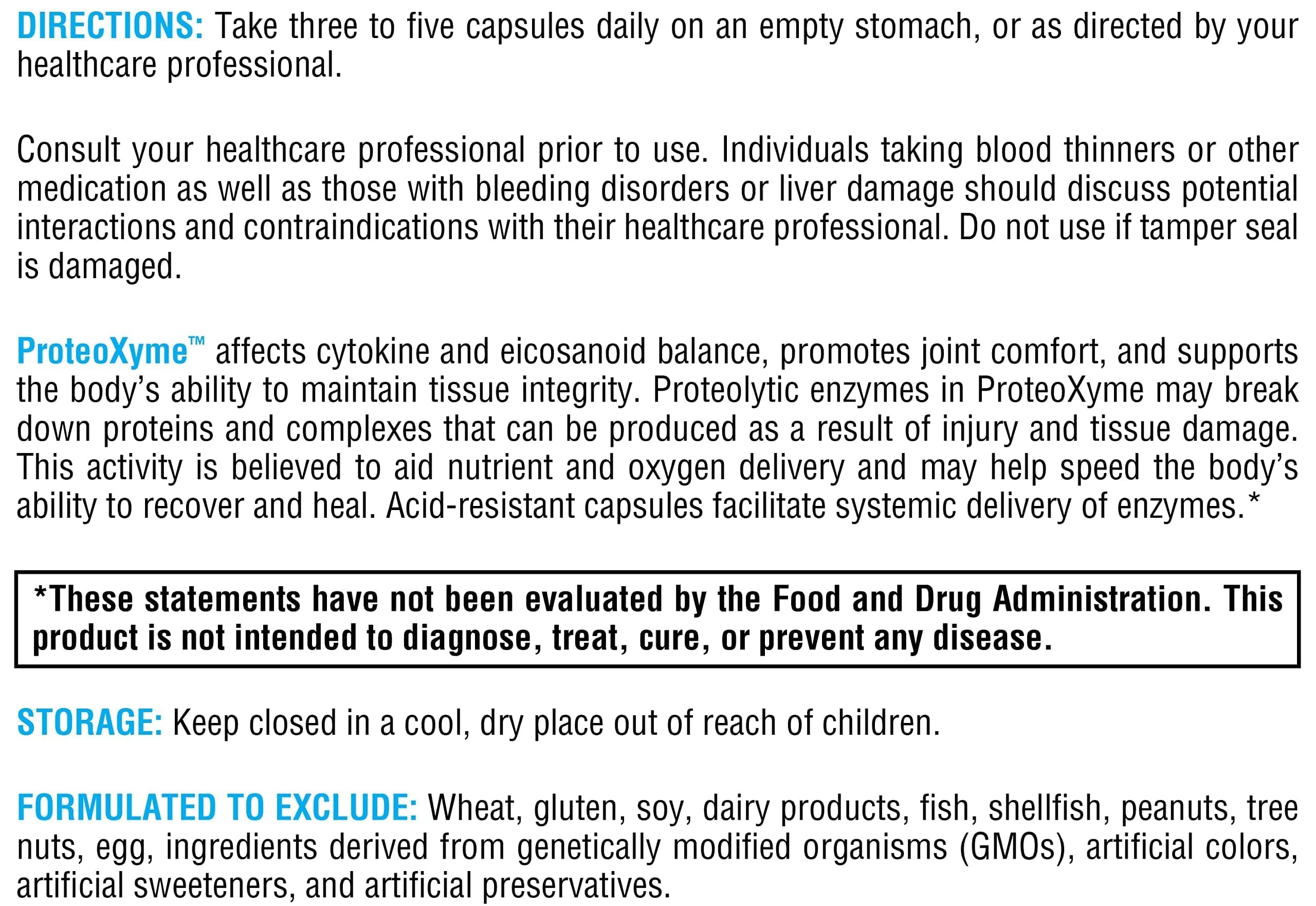 XYMOGEN ProteoXyme, 100 Capsules — Amazon image 7