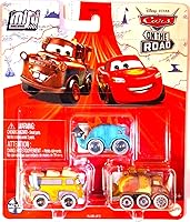 Vista 1 de Disney Cars Mini Racers - Paquete de 3 (cuadratorquosaurio, Westfalanapus, Clankylosaurus)