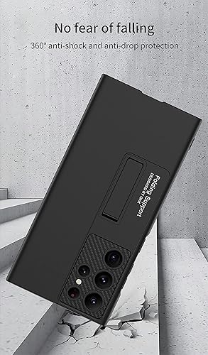 Miniatura 6 de Funda para Samsung Galaxy S22 Ultra, funda magnética ultradelgada con soporte magnético, soporte de carga inalámbrica, funda para Samsung Galaxy S22