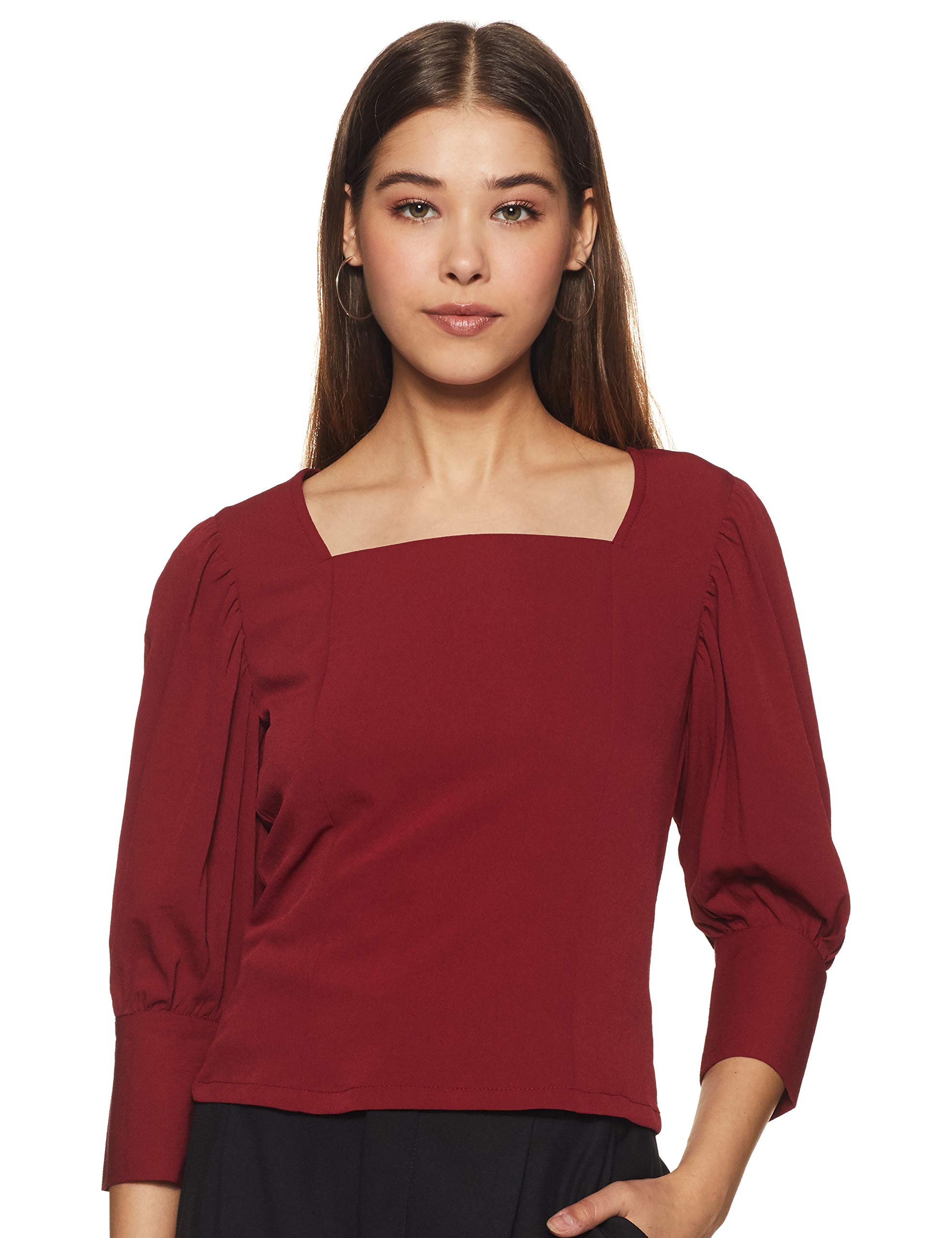 harpa Women's Solid Regular Fit Blouse-picture-35
