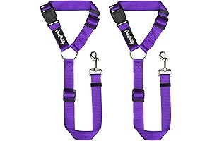 Safe and Secure Headrest Dog Seat Belt by PawsPawty