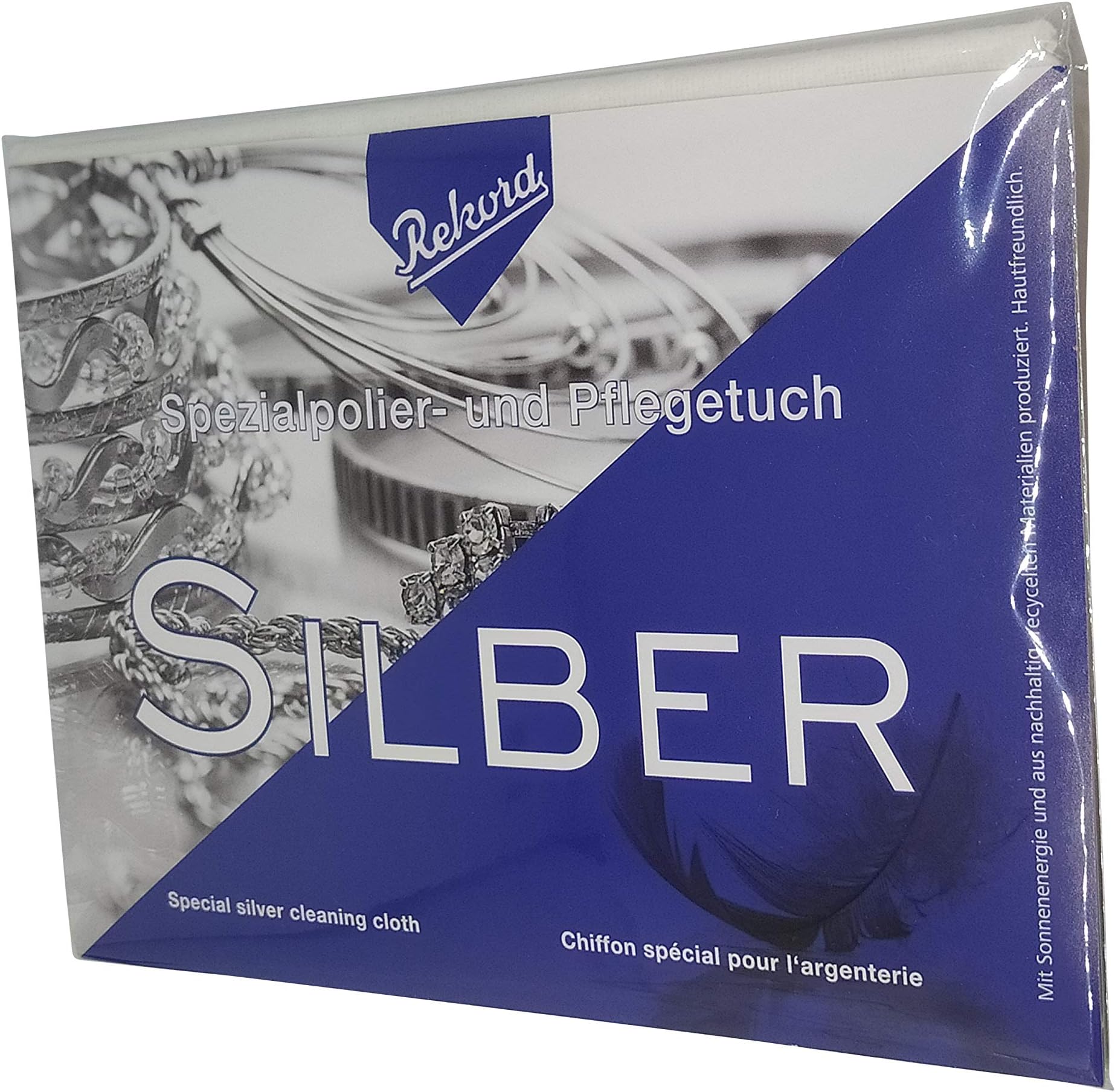 Panno Hagerty Per Pulizia Argento - 36x30cm, Cotone Impregnato, Lucida E Protegge Gioielli E Oggetti In Argento - Foto 3