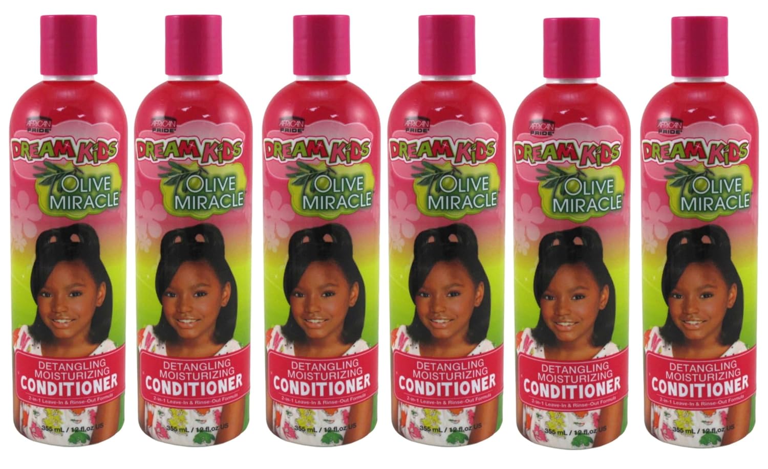 African Pride Dream Kids Conditioner Detangling 12 Ounce (Pack of 6)