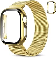 Hexasider Mágneses Karkötő Védőtokkal Apple Watch 38-49mm Óraszíj - Rozsdamentes Acél Milánói Szíj iWatch Series 11-3 Ultra Kompatibilis

AI 1