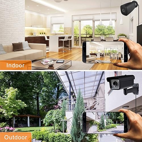 Miniatura 7 de Cable de extensión de alimentación CC de 16.5 pies, enchufe de 0.083 in x 0.217 in, compatible con cable adaptador de CC de 12 V para cámara de Negro