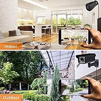 Vista 7 de Cable de extensión de alimentación CC de 16.5 pies, enchufe de 2.1 mm x 5.5 mm Compatible con adaptador de CC de 12 V para cámara de seguridad CCTV