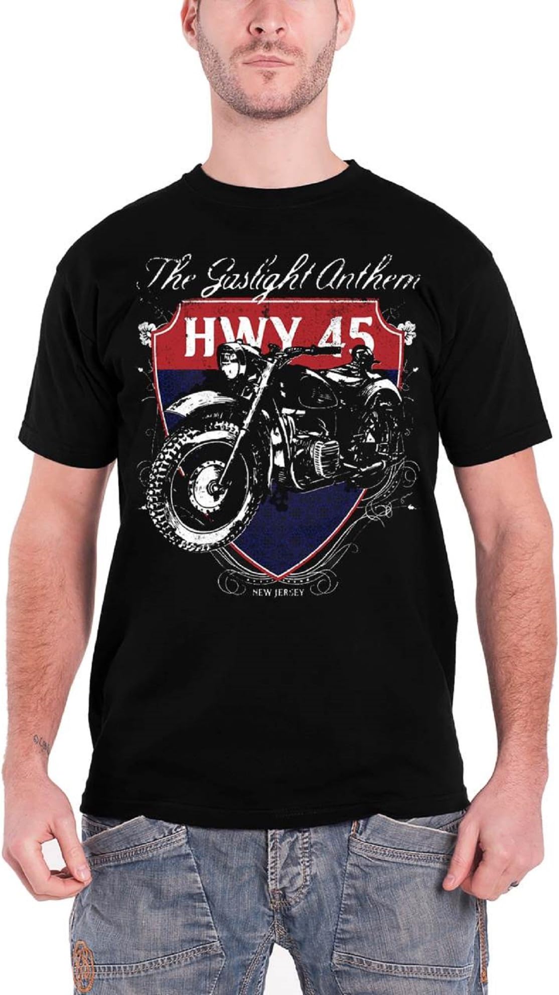 Gaslight Anthem Men's Hwy 45 Get Hurt Official New T-Shirt