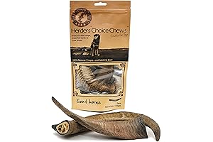 Chews Dried Goat Horns For Happy, Healthy Animals (2 pcs. Medium)