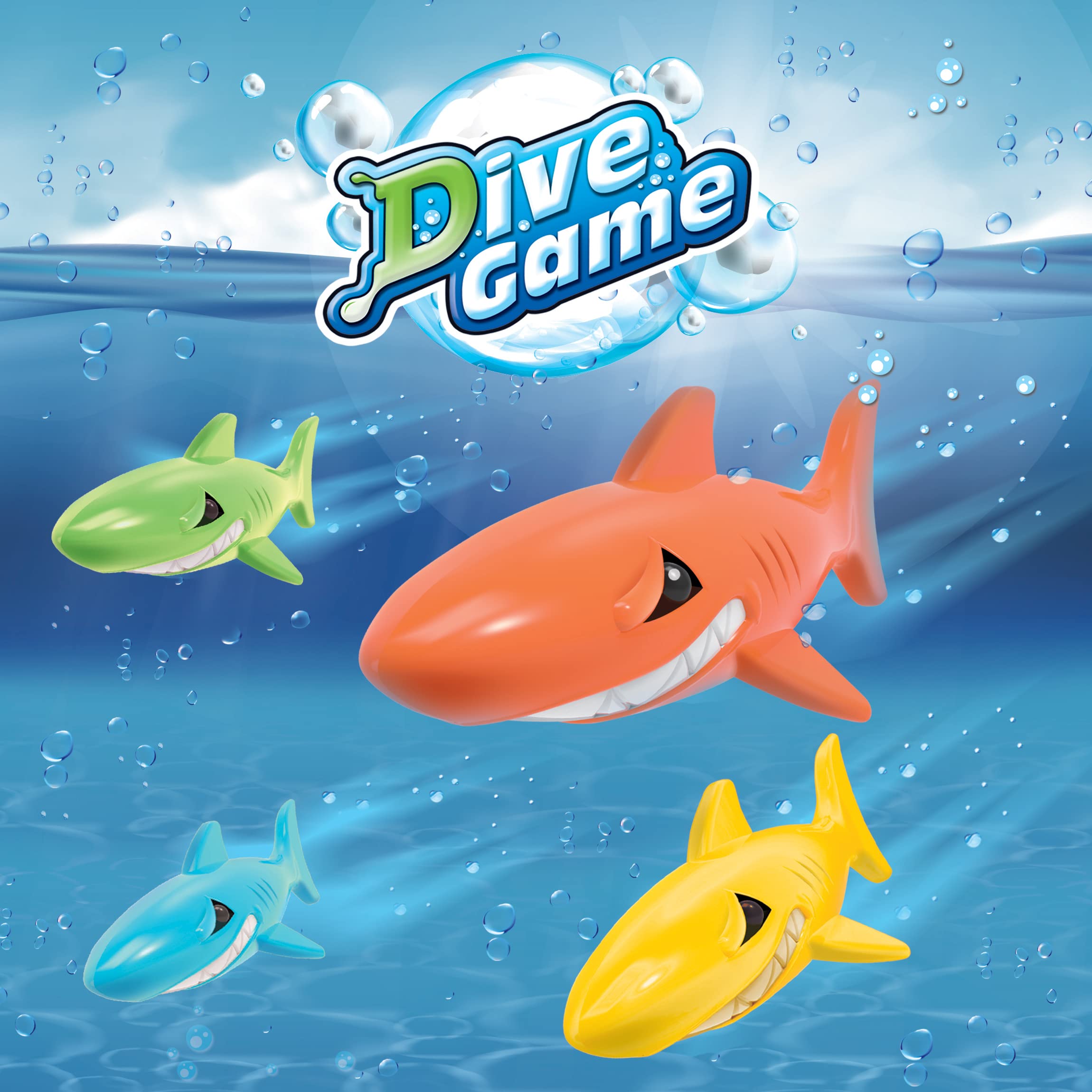 Juguetes De Buceo Para Piscina - 8 Torpedos Deslizantes, Colores Brillantes, Ideal Para Niños Desde 5 Años