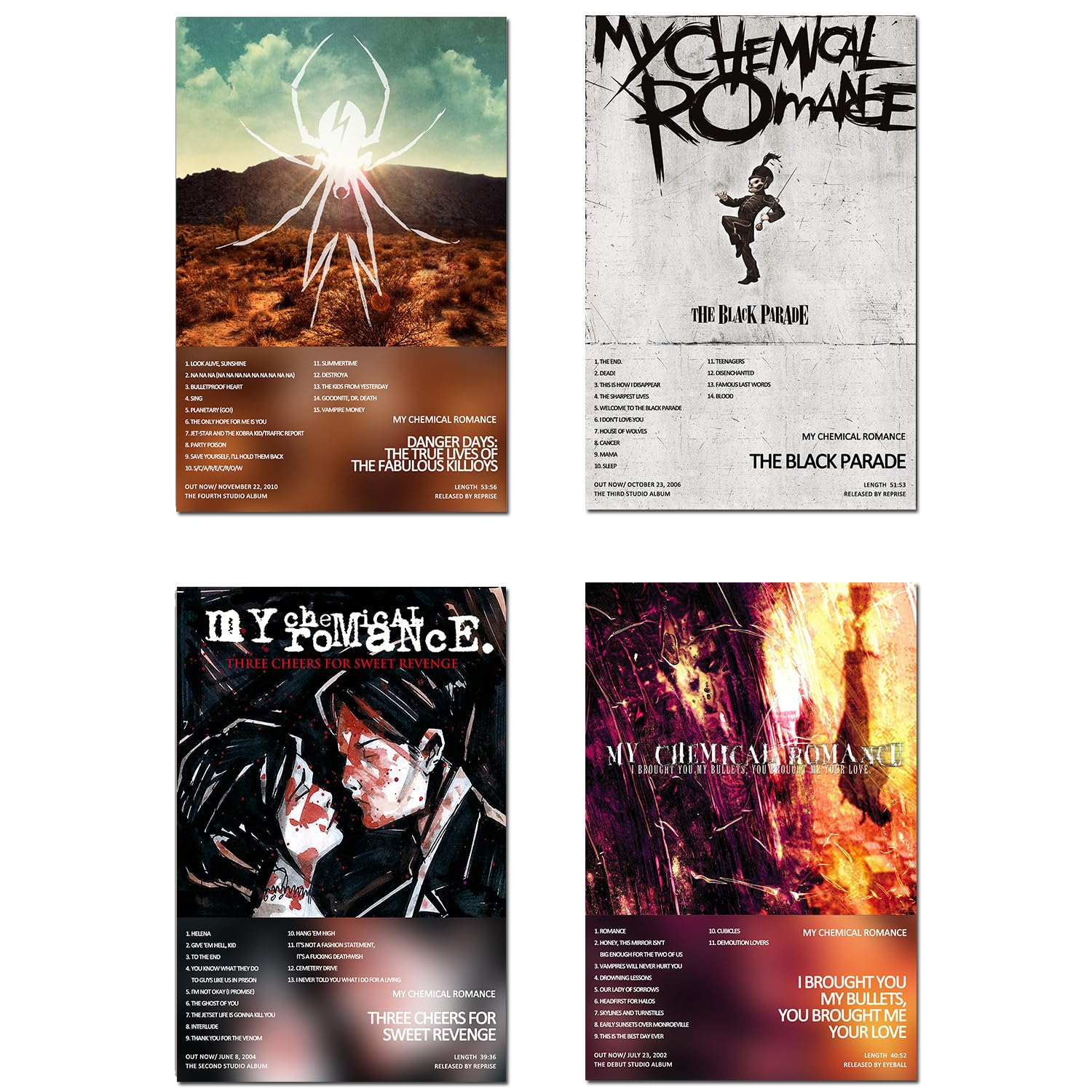 My Chemical Romance アルバムセット Three Cheers For Sweet Revenge by My Chemical Romance (1 LP) | Indigo