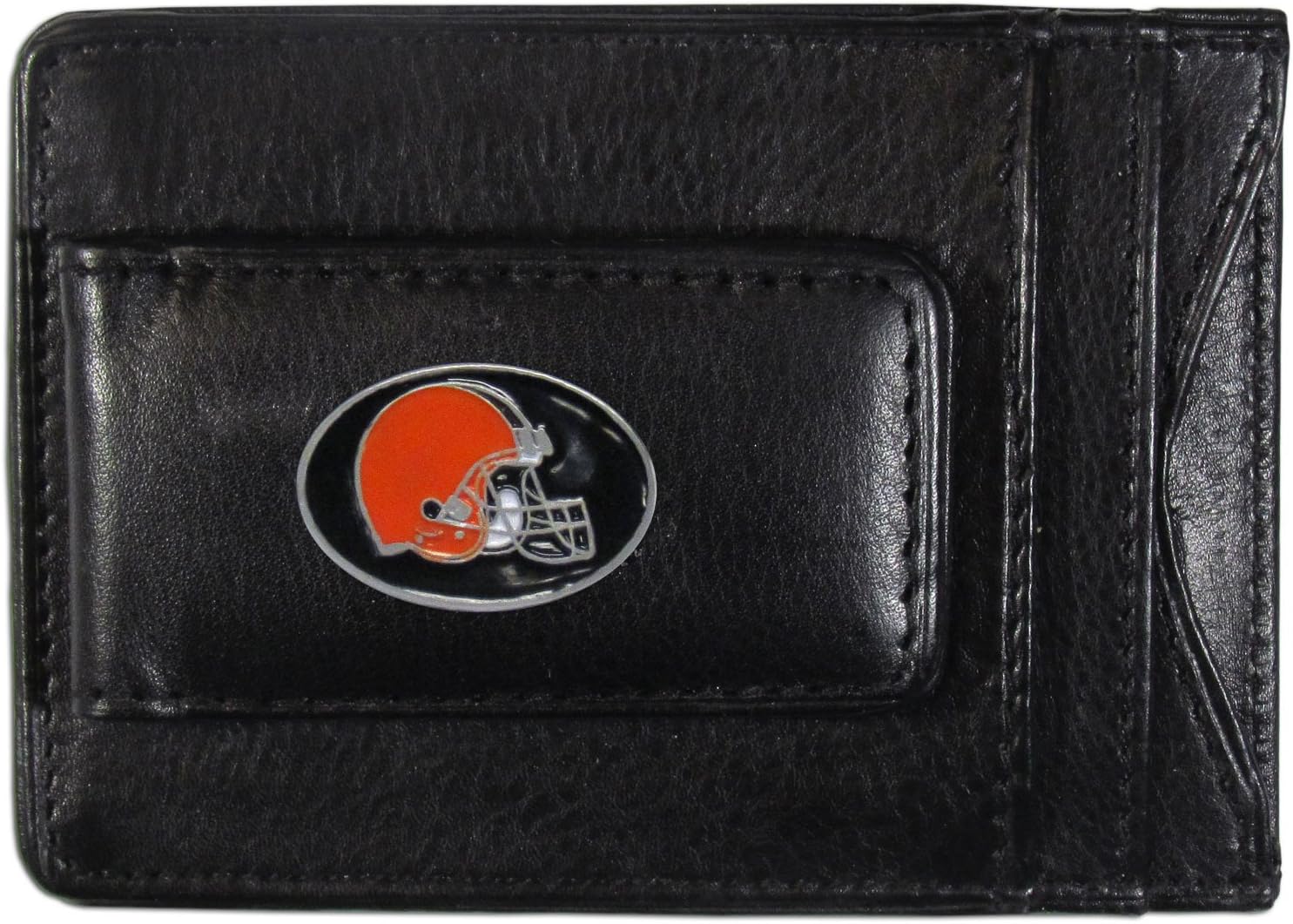 NFL Leather Money Clip Cardholder