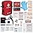 Surviveware 98-Piece Waterproof Premium First Aid & Survival Kit - Comprehensive Emergency Preparedness Gear for Camping, Hiking, Backpacking, and Outdoor Adventures