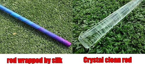 Miniatura 5 de Winged Sirenny Cinta de seda suave y colorida con varilla, de 4.4 yardas, diseño de alabanza litúrgica para la iglesia, adoración, baile, banderín