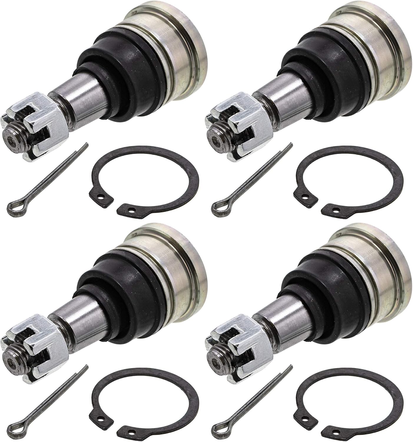 NICHE Ball Joint for Polaris 7081190 Predator LE 500 Phoenix Sawtooth 200 Upper Lower 4 Pack