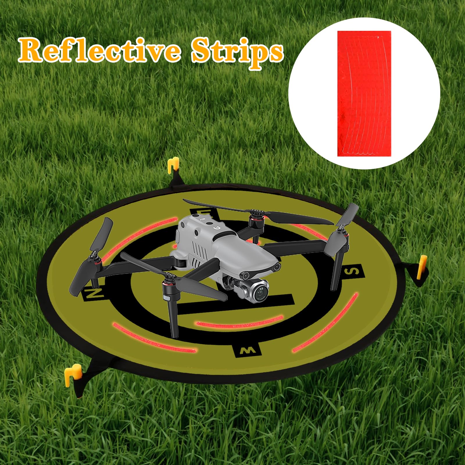 Tappetino Di Atterraggio Per Droni IMusk 55cm – Morbido E Impermeabile Per DJI Mini 3, Air 2S, Avata E Altri