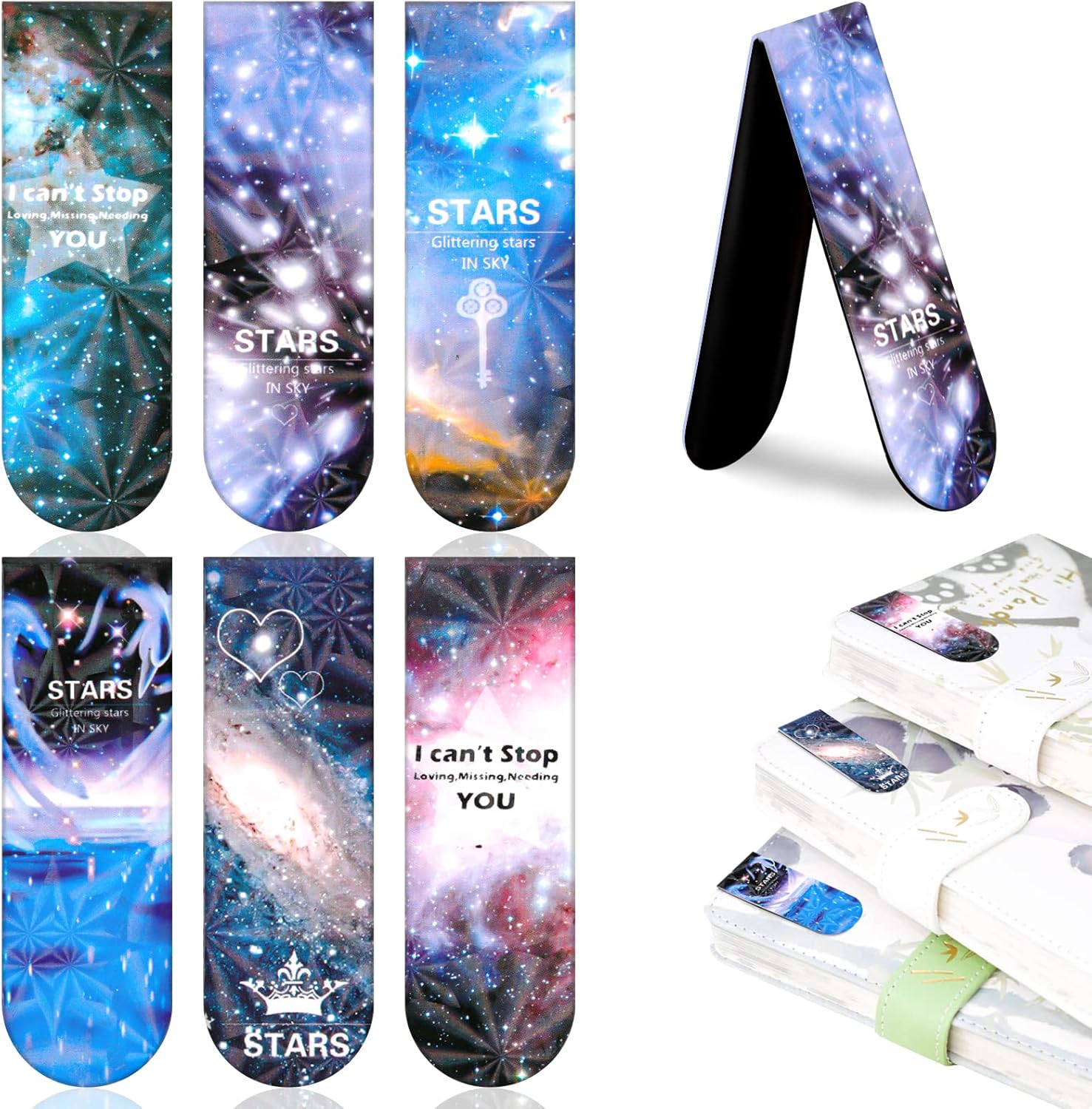 Bookmarks, Page Markers, Assorted Book Markers, Space Roaming Page