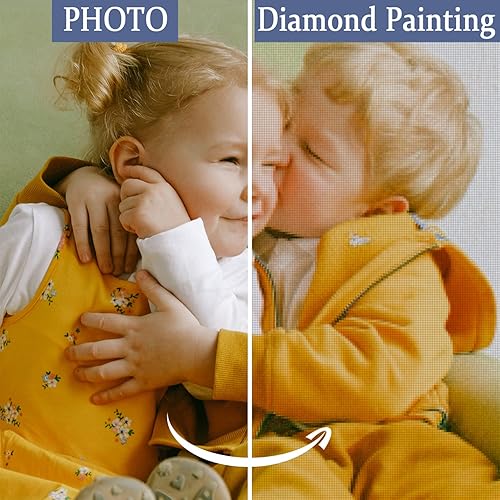 Miniatura 8 de Rousp Kits de pintura de diamantes 5D personalizados para adultos arte de diamantes personalizado foto personalizada pintura de diamantes de