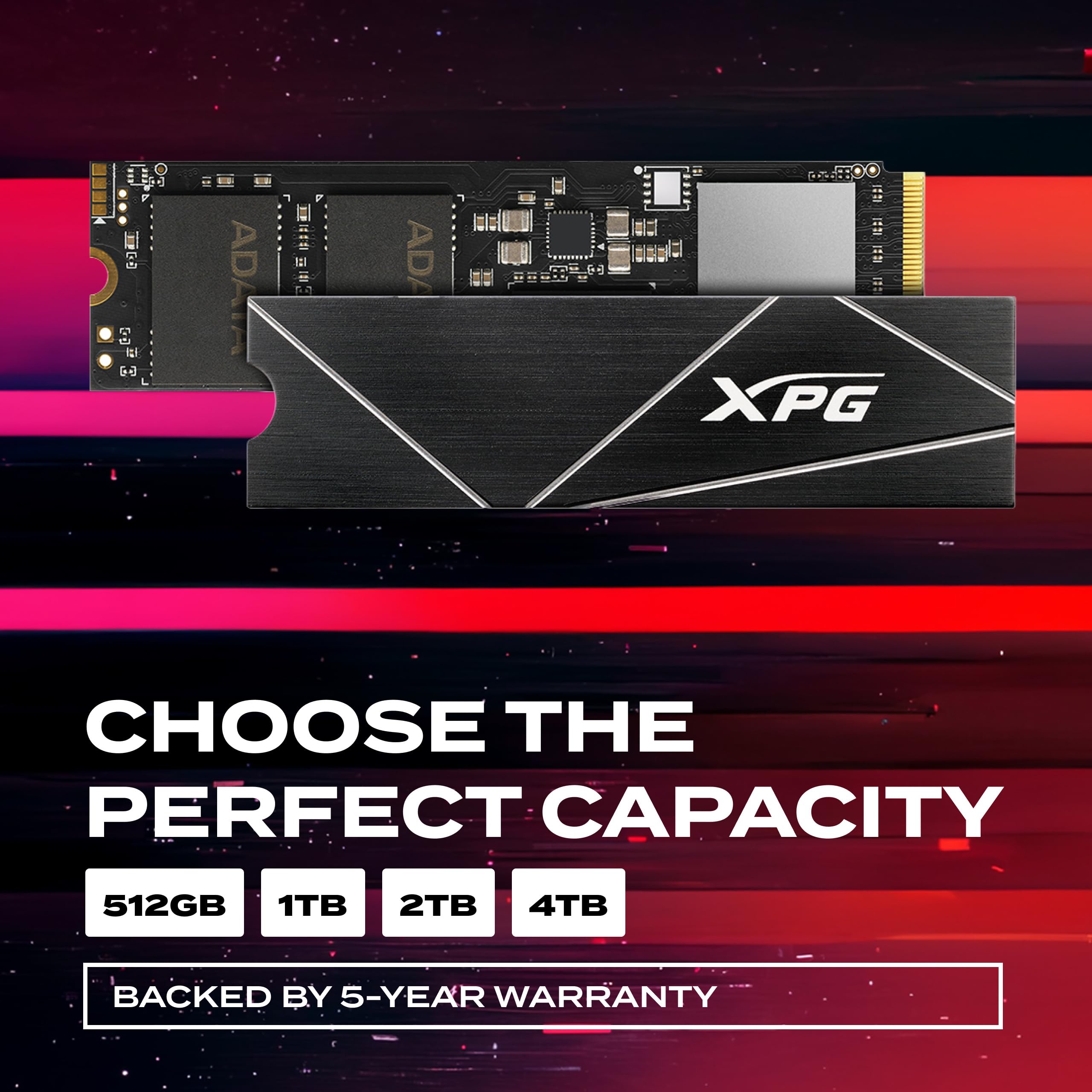 XPG GAMMIX S70 BLADE 2TB PCIe Gen4x4 NVMe SSD