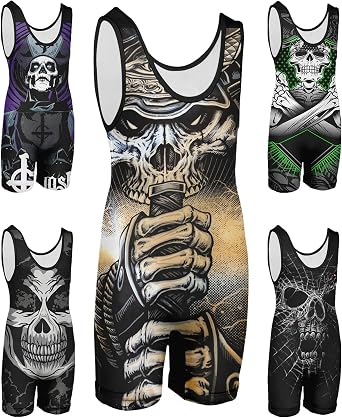 Custom Kid Adult Wrestling Singlet Sublimated Gym Shapewear Tank Top for Sports