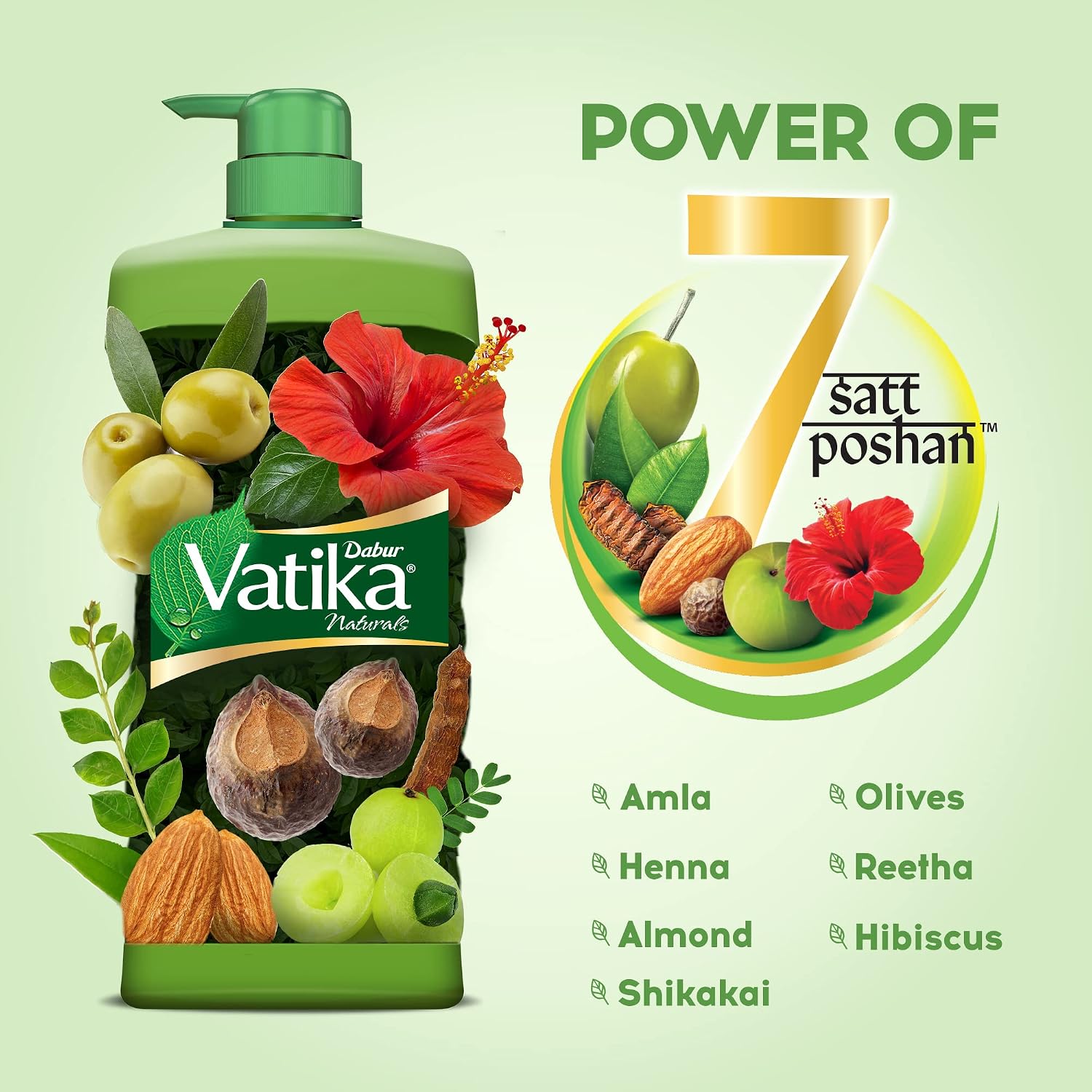 Vatika Health Shampoo, 340 ml