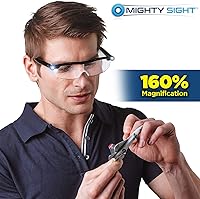 Vista 5 de Ontel Mighty Sight - Gafas de aumento LED, color negro, paquete de 2