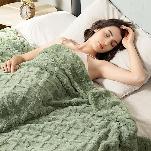 Miniatura 4 de Aganear Manta de forro polar, acogedora, suave y ligera para mujer, manta portátil para sofá, regalo cálido para cumpleaños, Navidad, Halloween,