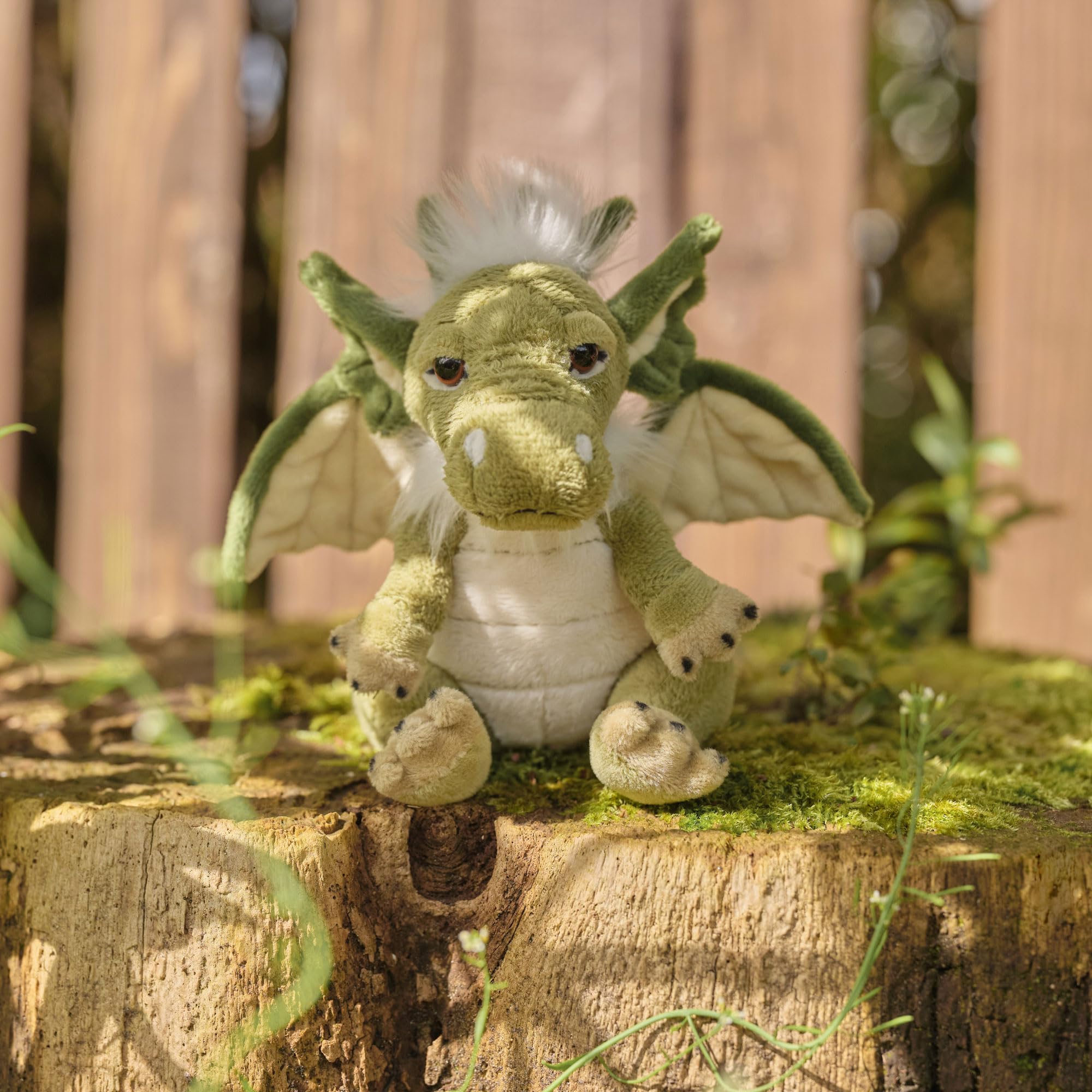 Charlie Bears Cuddle Cub Dragon Signals Plush Teddy Bear Toy 13cm Tall Newborn Gift Mythical Beast, Green - Image 4