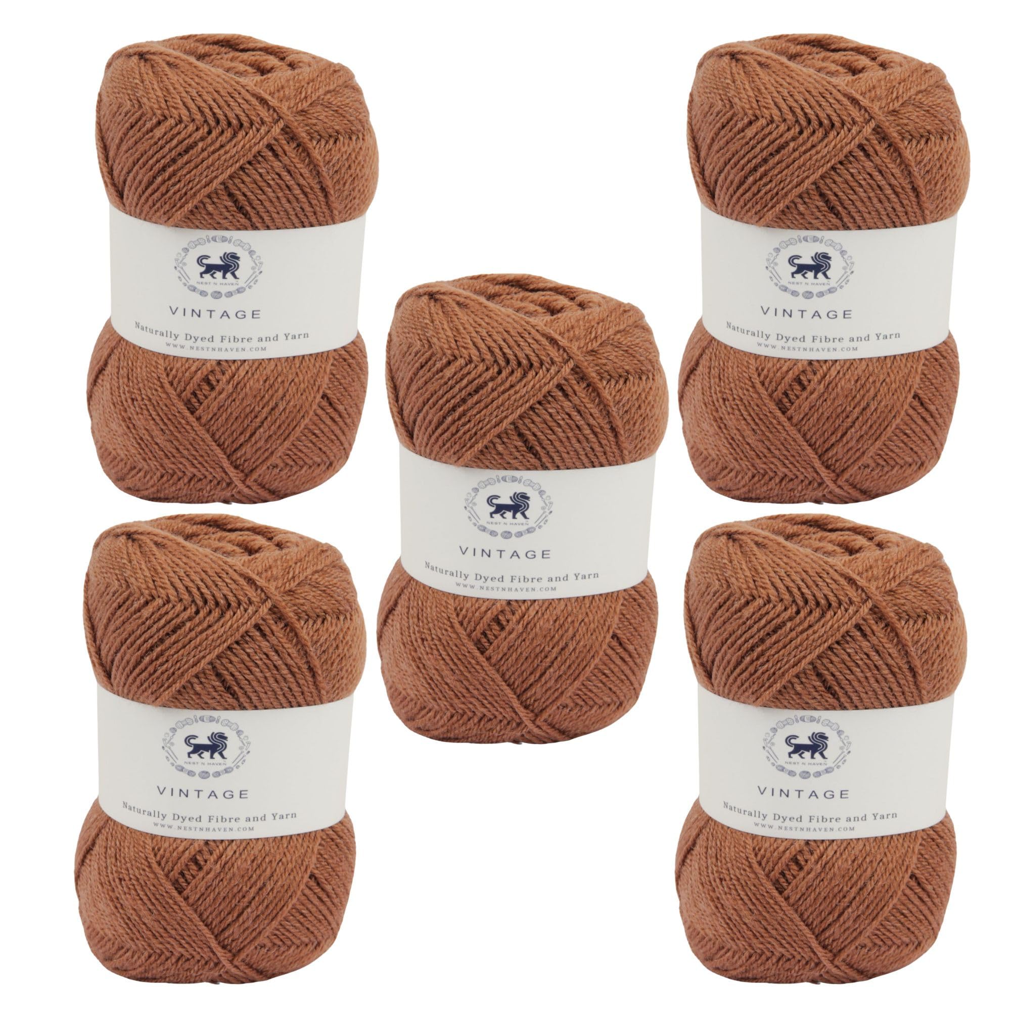 Vintage Wool Yarn - Orange - 100gms -24 Vintage Wool Yarn - Orange - 100gms -24