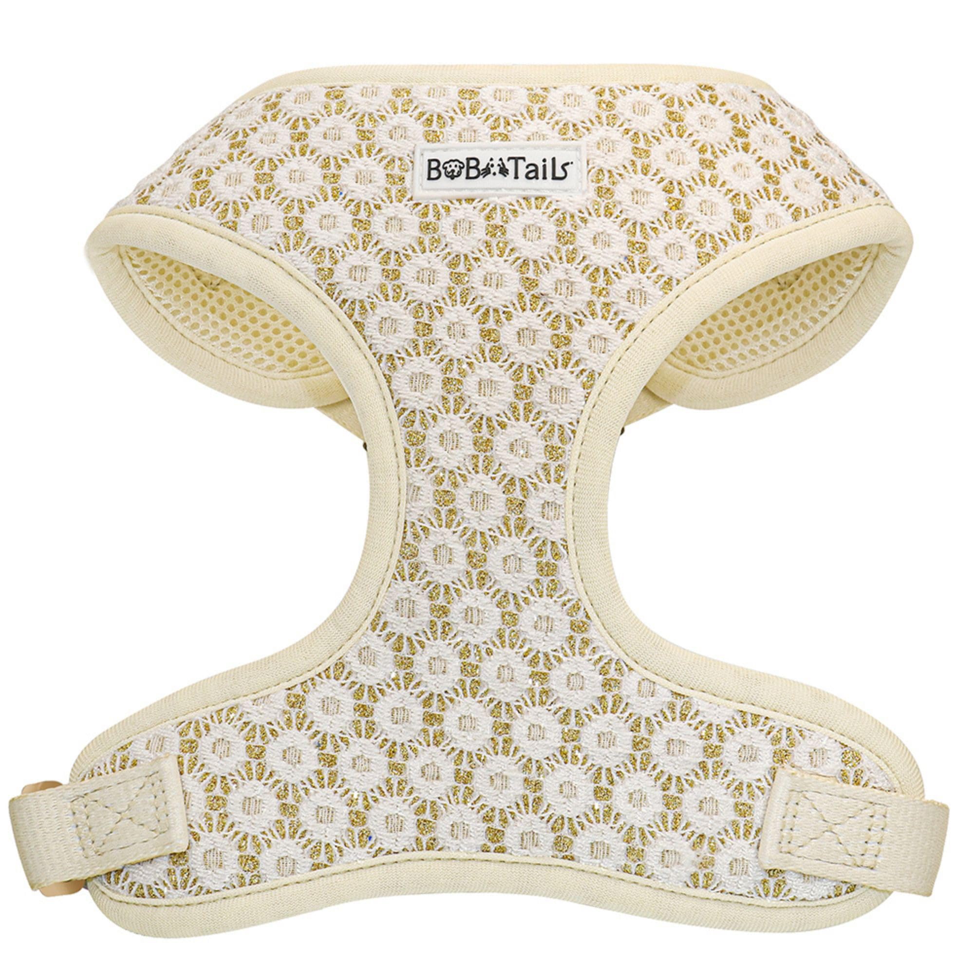 Hundegeschirr – Verstellbares No-Pull Geschirr für Kleine & Mittelgroße Hunde, Stylisches Leopardenmuster für Spaziergänge, Strand & Reisen