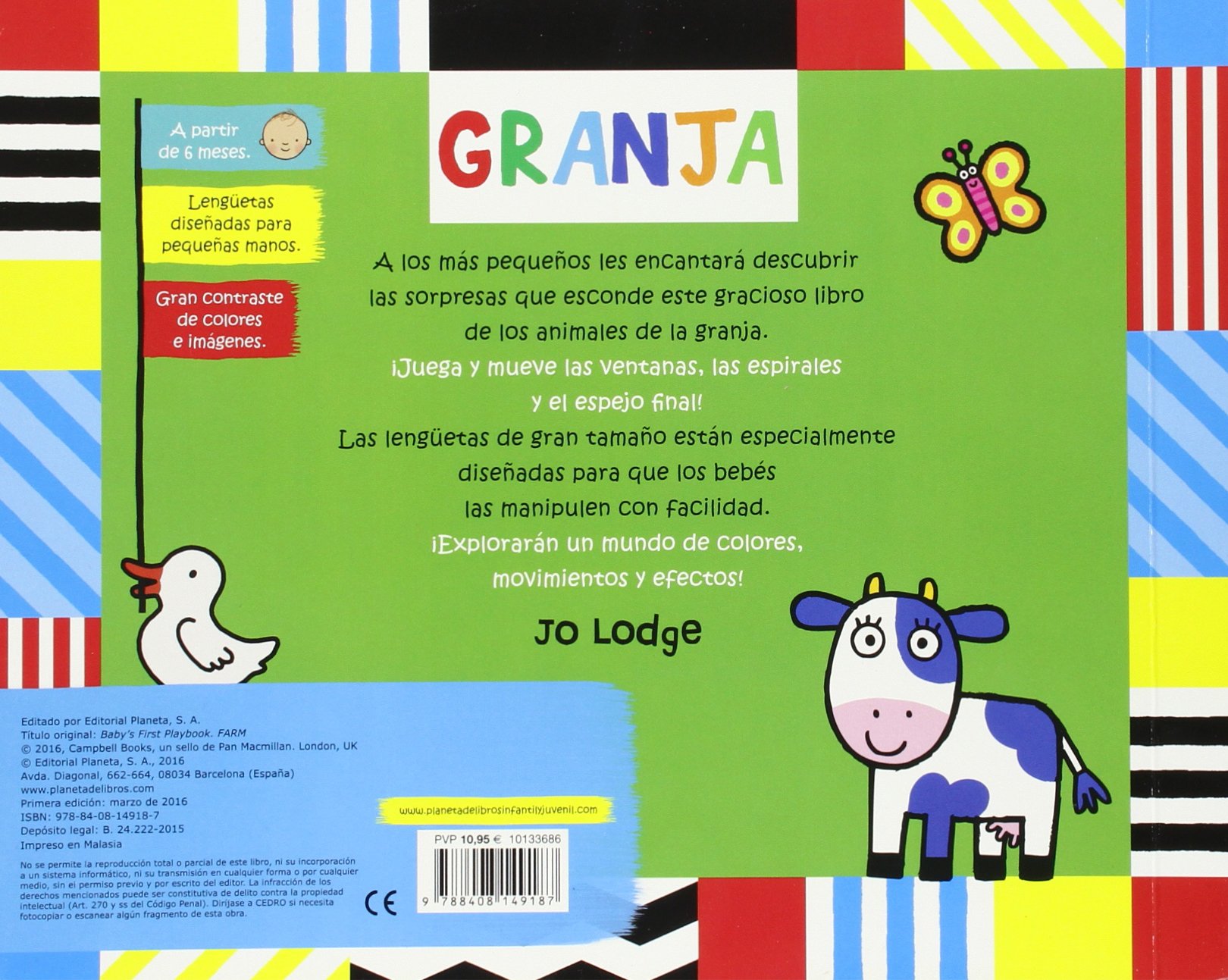 Juegos para bebés. Granja (Libros con solapas y lengüetas)