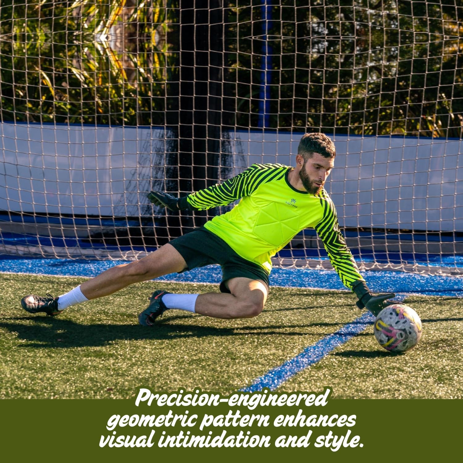 Soccer Goalie Jersey - Pro Series - Chest & Elbow Padded - Quick-Dry Fabric - Ergonomic Fit - Enhanced Durability - Image 2