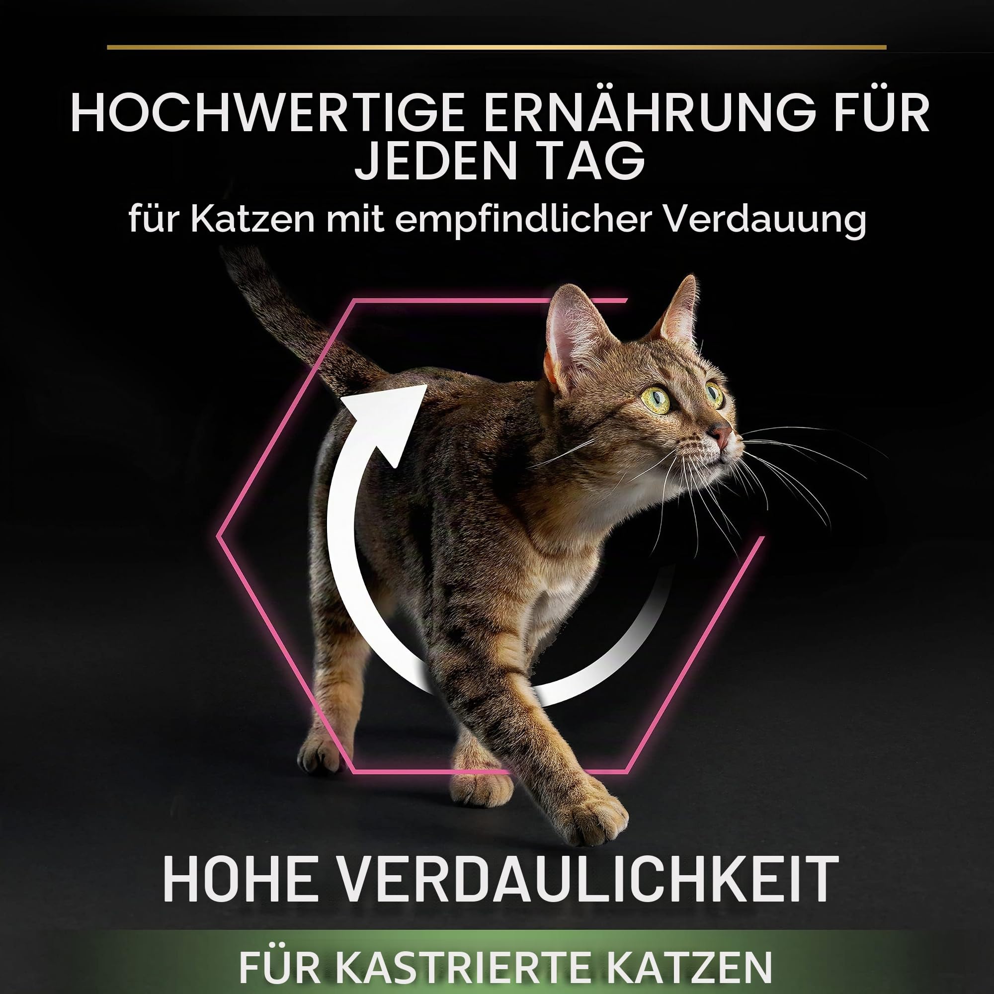 Purina Pro Plan Sterilised Adult 1+ Delicate Digestion, Katzenfutter trocken, reich an Huhn, 1er Pack (1 x 10kg)