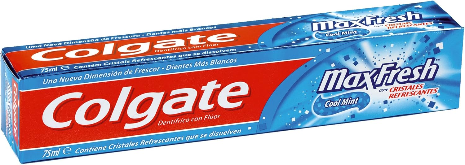 Colgate Max Fresh Cool Mint Zahncreme 75 ml, 3er Pack (3 x 75 ml