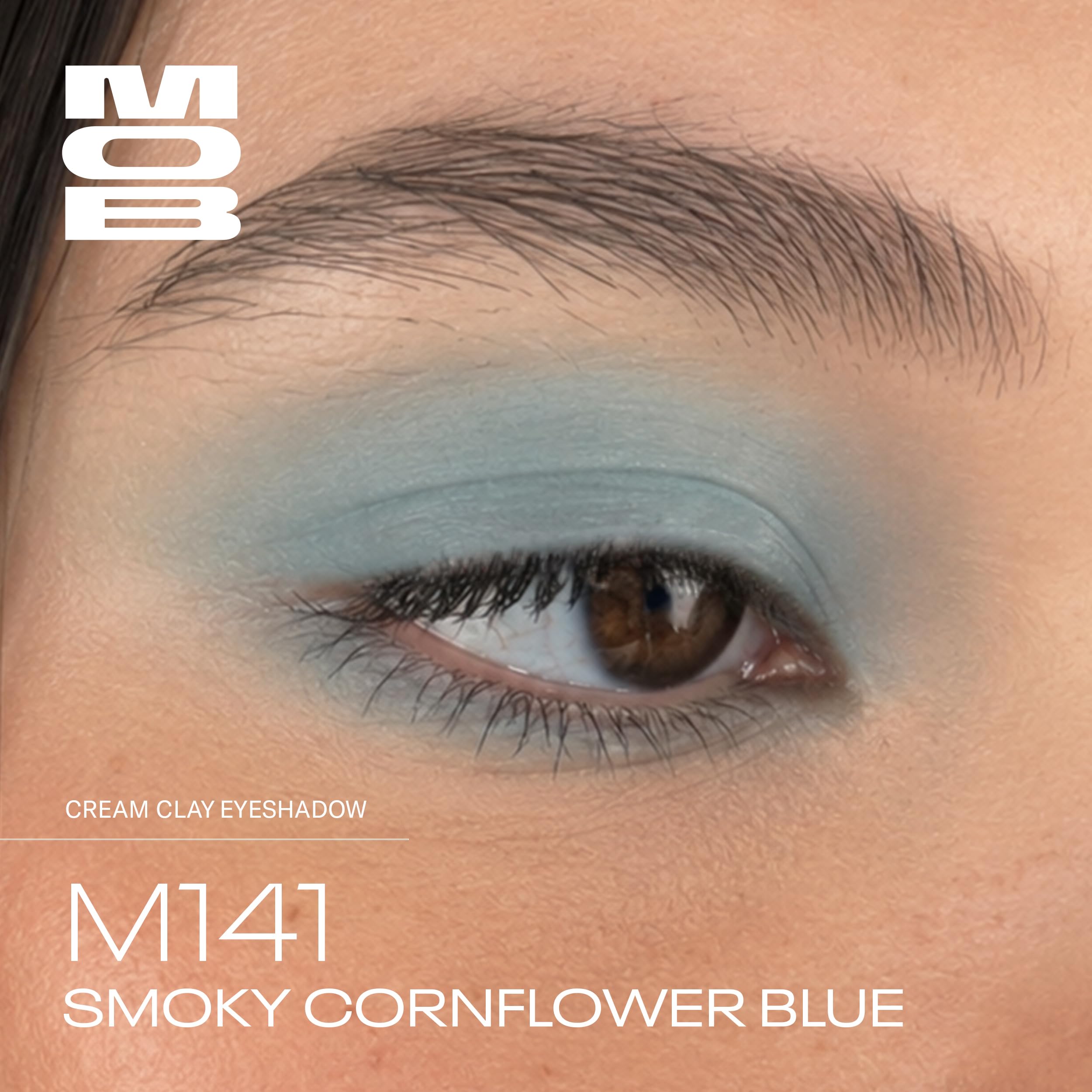 MOB Beauty Cream Clay Eyeshadow, Skincare-Infused Cream-to-Velvet