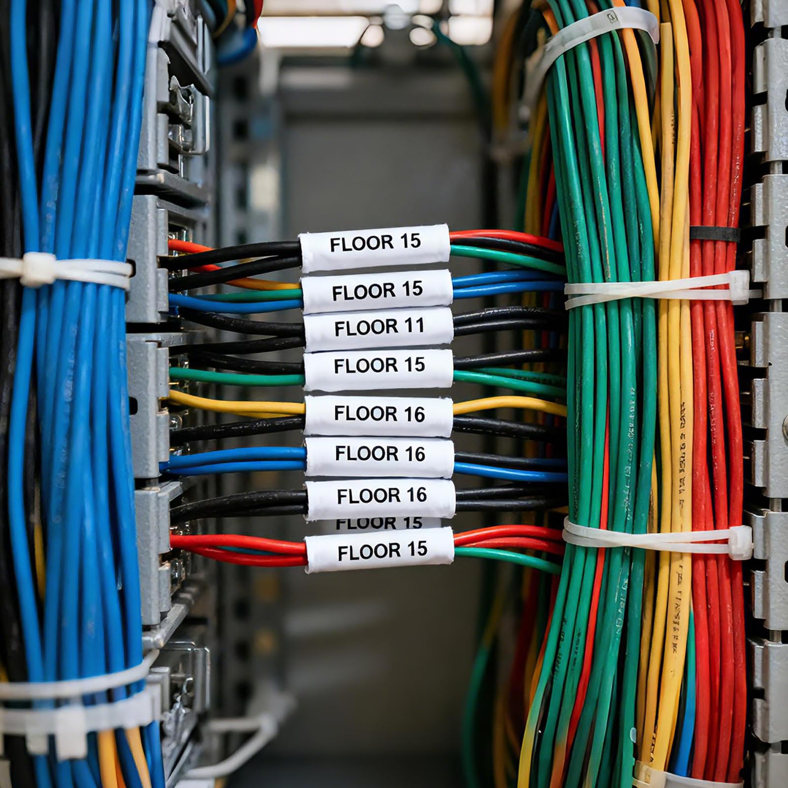 Taśma termokurczliwa kompatybilna z drukarkami M21-187-C-342, współpracuje z drukarkami M210, M210-LAB, M211, BMP21-PLUS, BMP21-LAB, czarny na białym, szerokość 0,8 cm, długość 6,8 cala