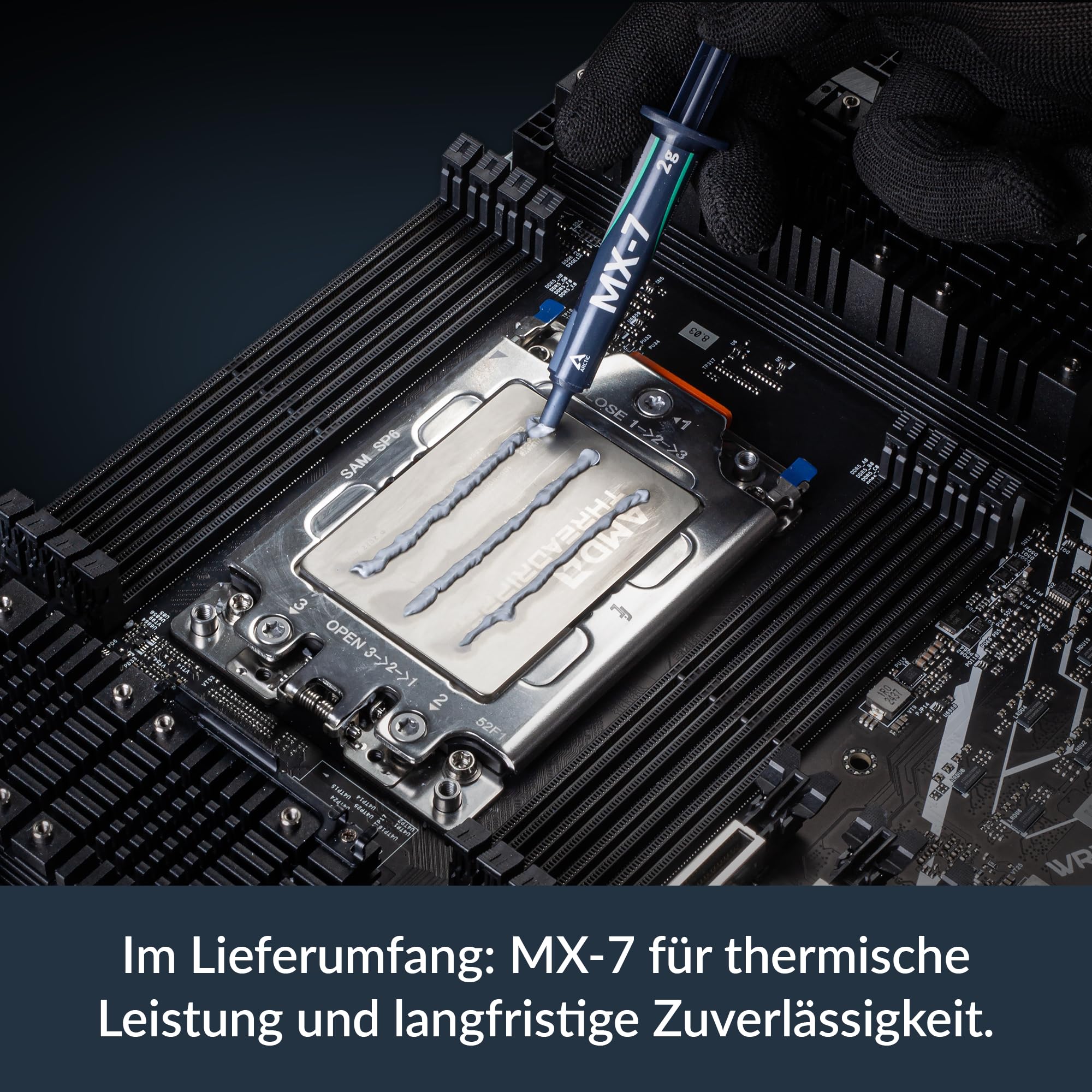 ARCTIC Liquid Freezer WS360-SP6: Workstation All-In-One Wasserkühler, kompatibel mit AMD SP6/sTR5, 3x P12 Pro CO, PWM-Lüfter mit hohem Statischem Druck, Doppeltes Kugellager, Fixed mounting - 5