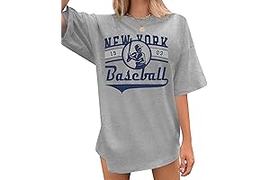 New York Yankees Women's Baseball Oversized Shirt: Show Your Support in Comfort and Style
