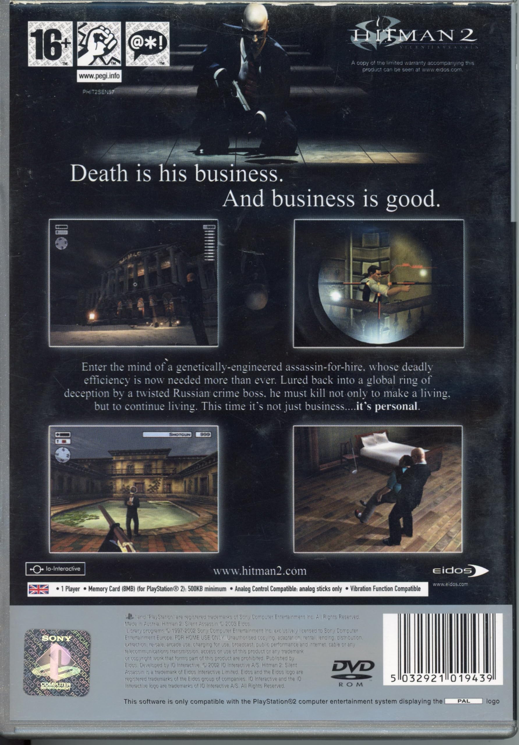Hitman 2: Silent Assassin - Platinum (PS2) : Amazon.in: Video Games