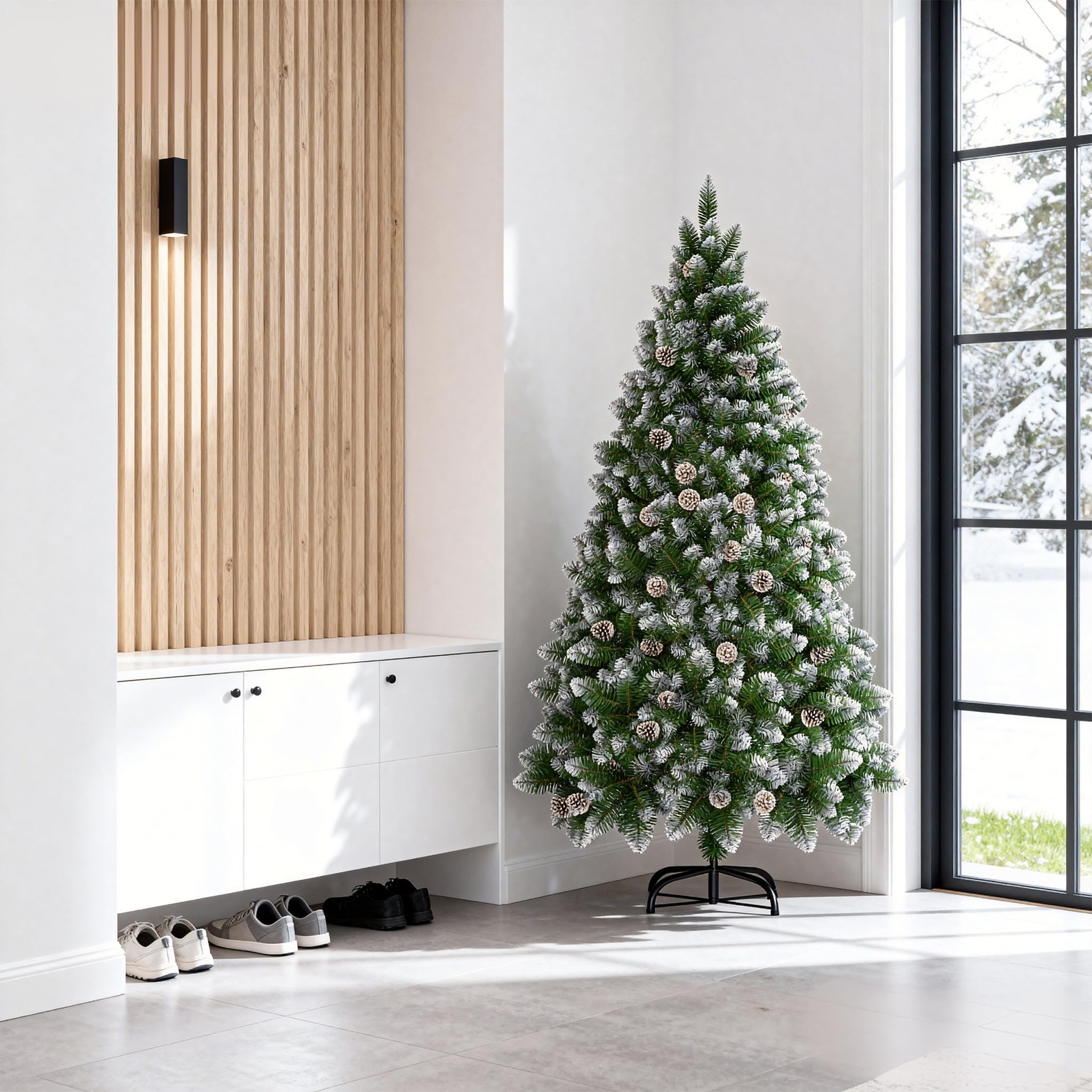Albero di Natale artificiale 150 cm effetto realistico