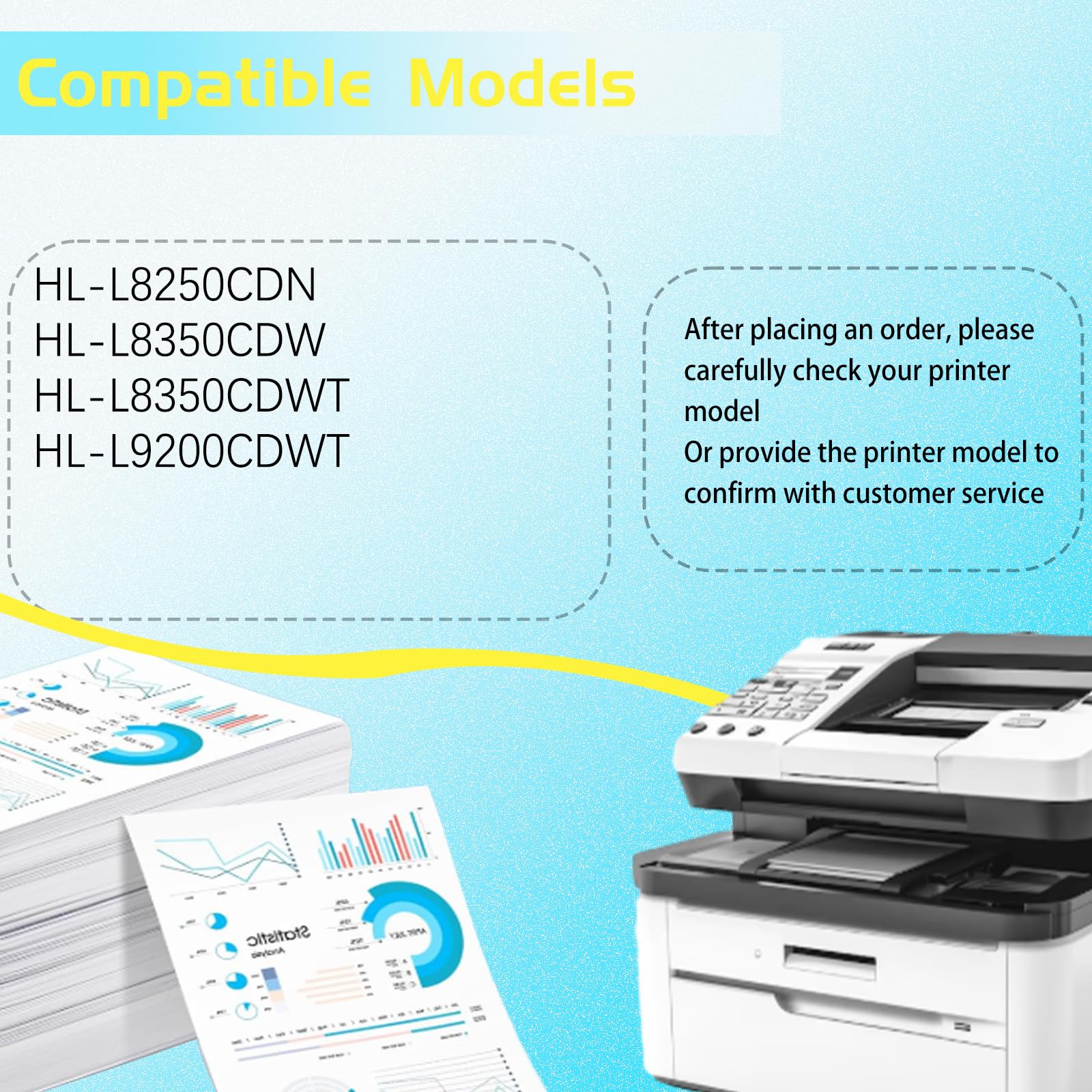 Compatible for Brother BU-320CL Replacement Transfer Belt Unit Used with HL-L8250CDN HL-L8350CDW HL-L8350CDWT HL-L9200CDWT Printers, High Production Multiple Options (2 Set)