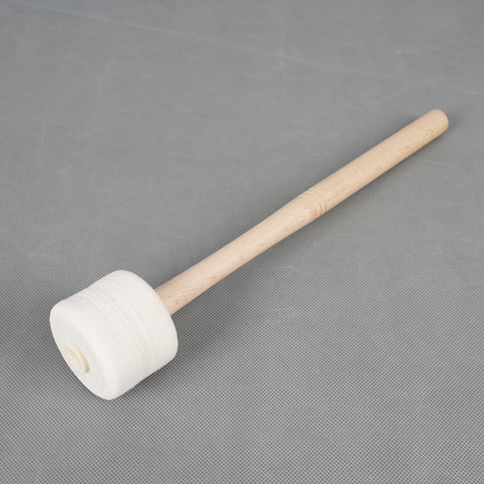 Coppia Manganello Timpano Bacchette Batteria Feltro Lana Testa Manico di Legno Comodo Batteria Rullante Accessorio Banda Strumento Percussione Leggero, Come immagine, 4 pezzi