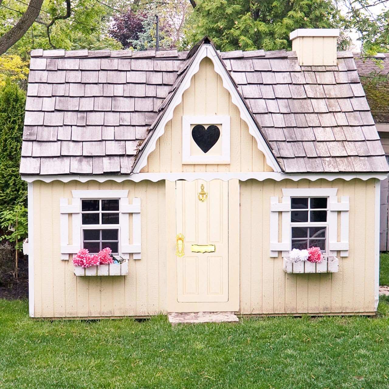 Abaodam 1:12 Scale Dollhouse Metal Door Tiny House Decorative Accessories for Diy Craft, Golden, 2.20 cm x 1.60 cm x 0.50 cm - Image 3