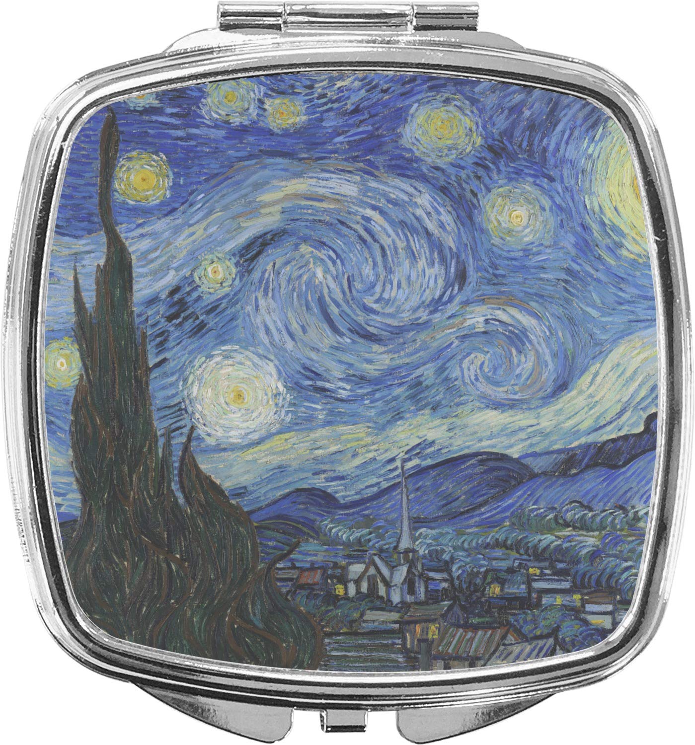 YouCustomizeIt The Starry Night (Van Gogh 1889) Compact Makeup Mirror